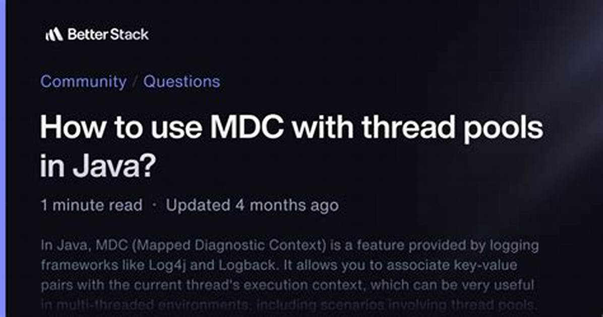 Is Mdc Thread Safe