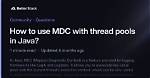 Is Mdc Thread Safe