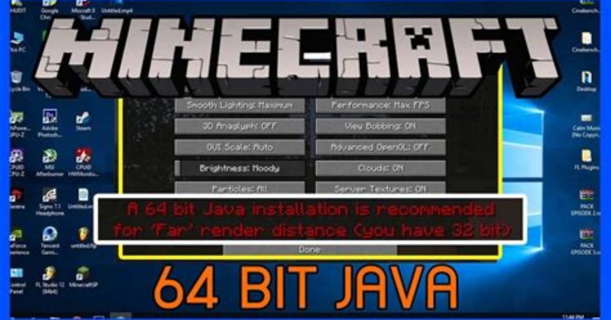Is Minecraft Java 64-Bit