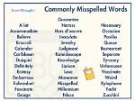Is Misspelled