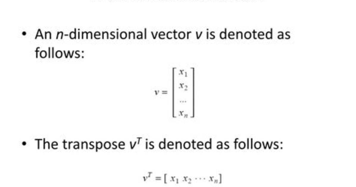 Is N Dimensional Vector Space?