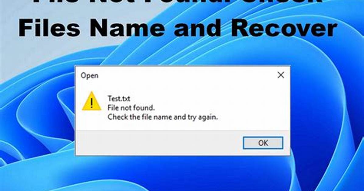 Is Not Found Correct?