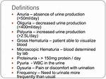 Is Oliguria a Polyuria?