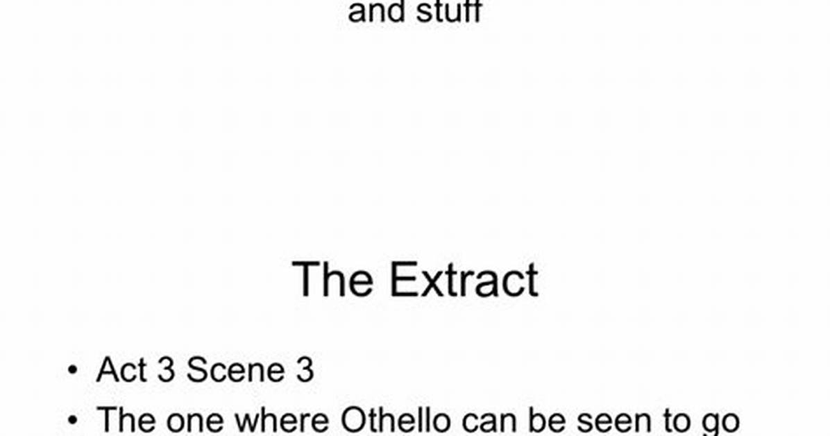 Is Othello Solved?