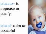 Is Placate Same as Pacify?