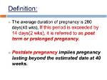 Is Post Date Pregnancy?