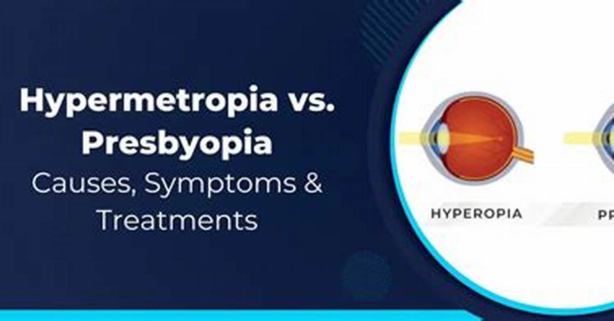 Is Presbyopia the Same as Hyperopia?