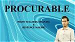Is Procurable a Word?