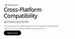 Is Pyinstaller Cross Platform?