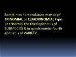 Is Quadrinomial a Word?