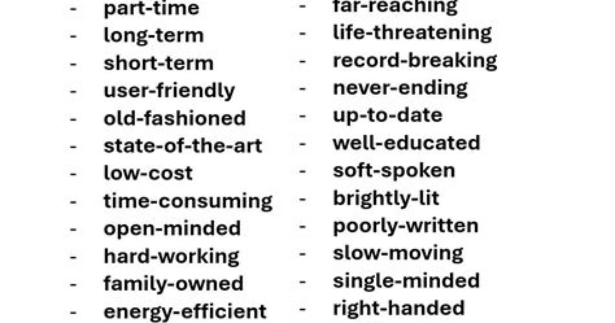 Is Quick Thinking Hyphenated?