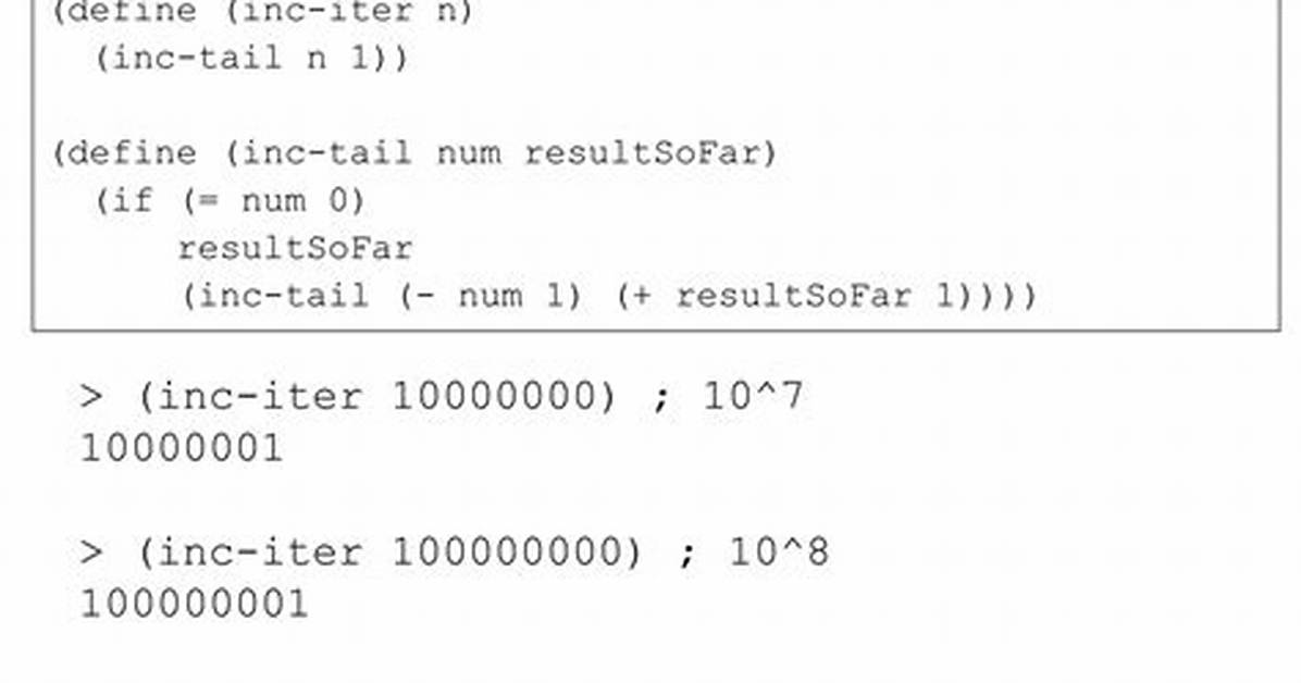 Is Racket Tail Recursion?
