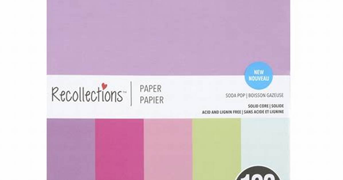 Is Recollections Paper Solid Core?