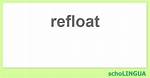 Is Refloat a Word?