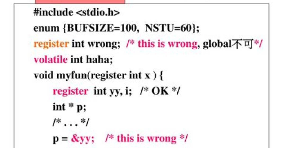 Is Register Volatile