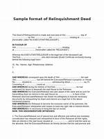 Is Relinquishment Deed Valid?