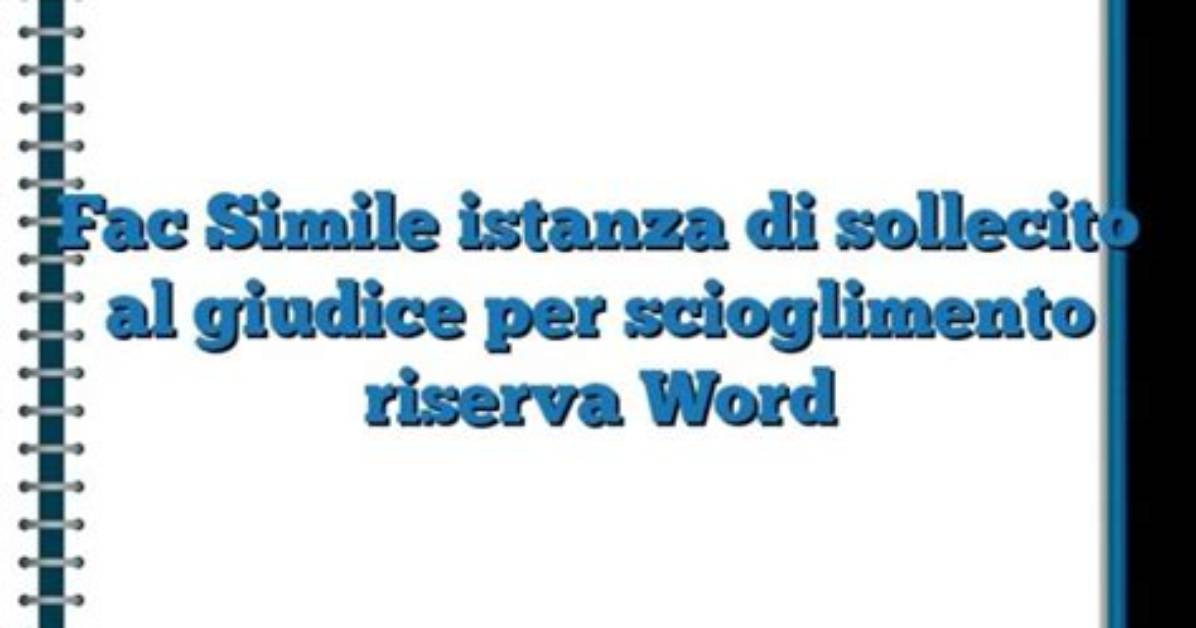 Is Riserva a Word?