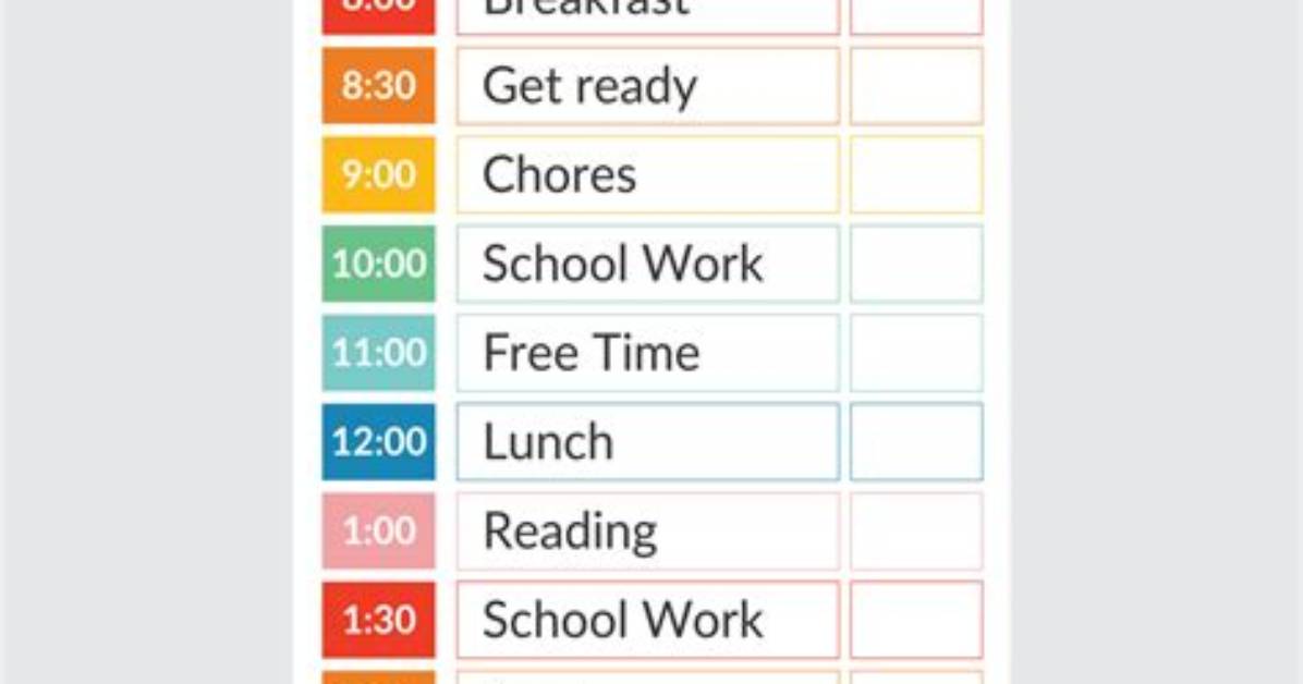 Is Routine a Schedule?