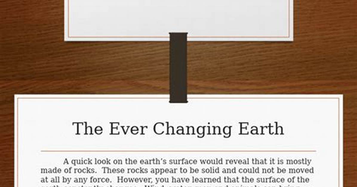 Is Science Ever Changing?