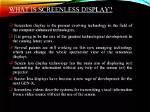 Is Screenless a Word?