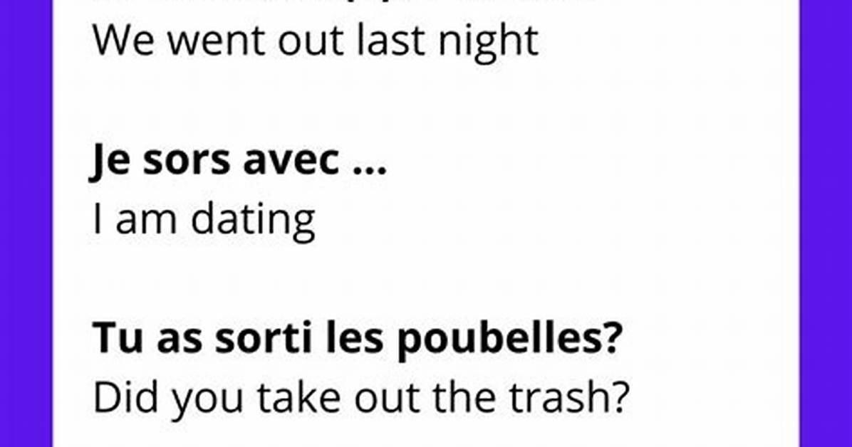 Is Sortir Regular
