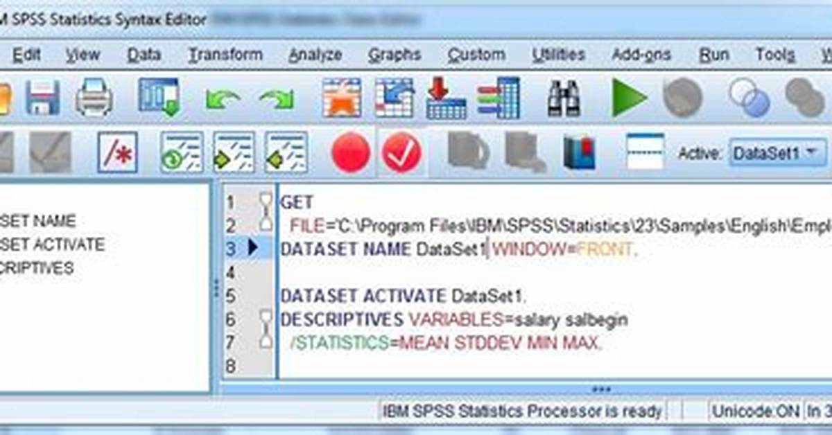 Is Spss a Programming Language?