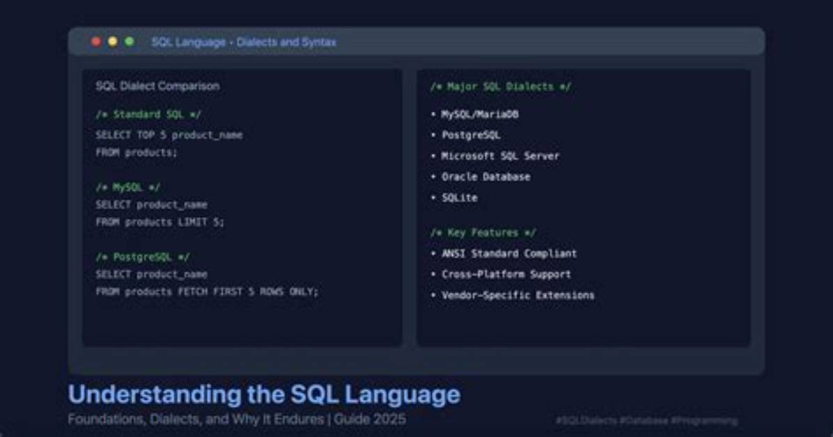 Is Sql a Programing Language?