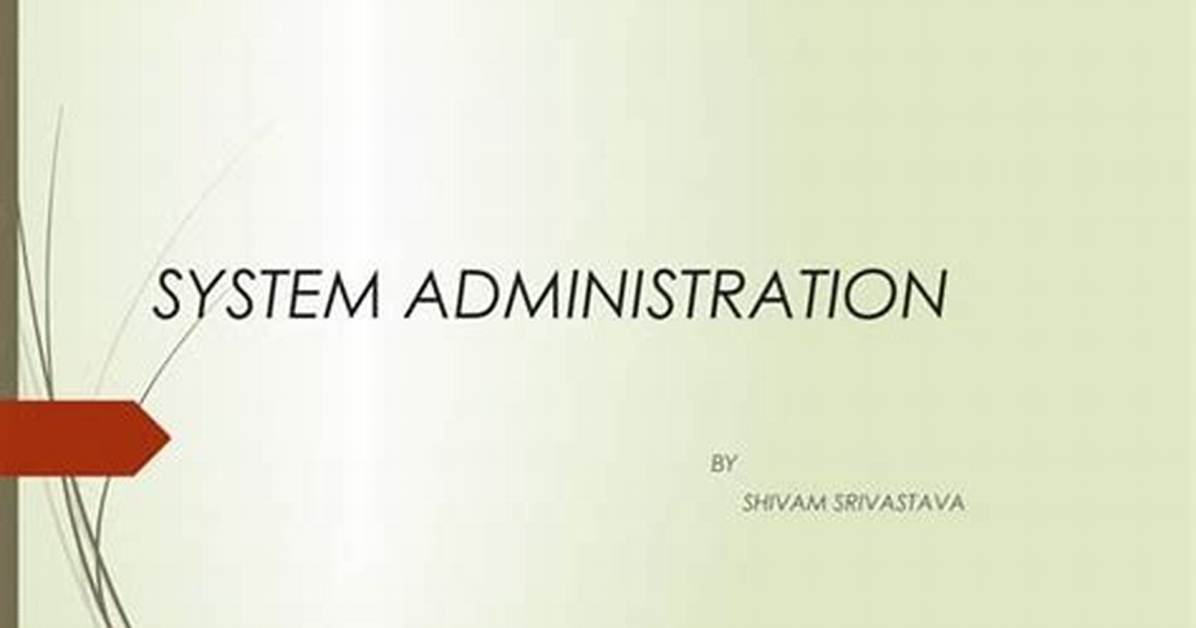 Is System Administration Hard?
