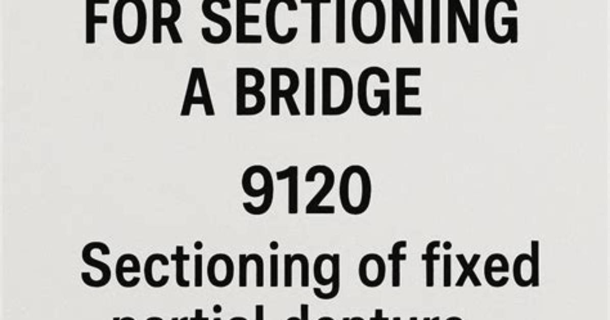 Is the an Ada Code for Sectioning a Bridge?