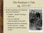 Is the Pardoner a Hypocrite?