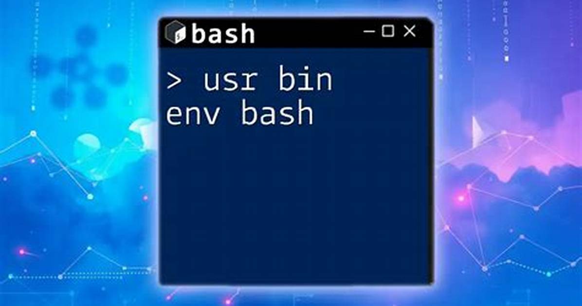 Is the Same '#! /Usr/Bin/Env Bash' Than #! /Bin/Bash [Duplicate]