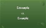 Is There a Difference Between Ensample and Example?