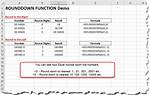 Is There a Rounddown() Function in Sql as There Is in Excel