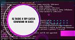 Is There a Try Catch Command in Bash