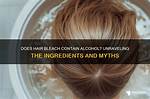 Is There Alcohol in Bleach?