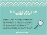 Is There Correct Exists