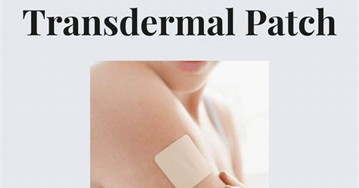 Is Transdermal Nitroglycerin Patch?