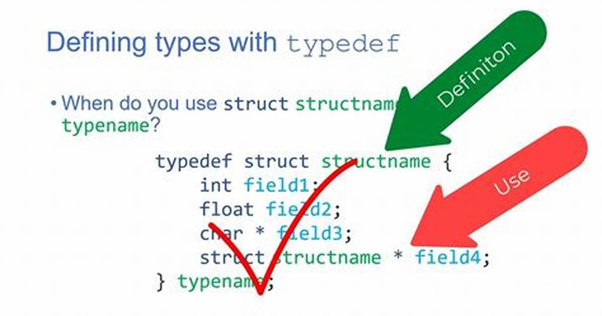 Is Typedef a Struct?
