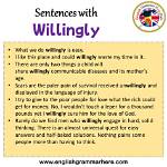 Is Willingly an Adjective?