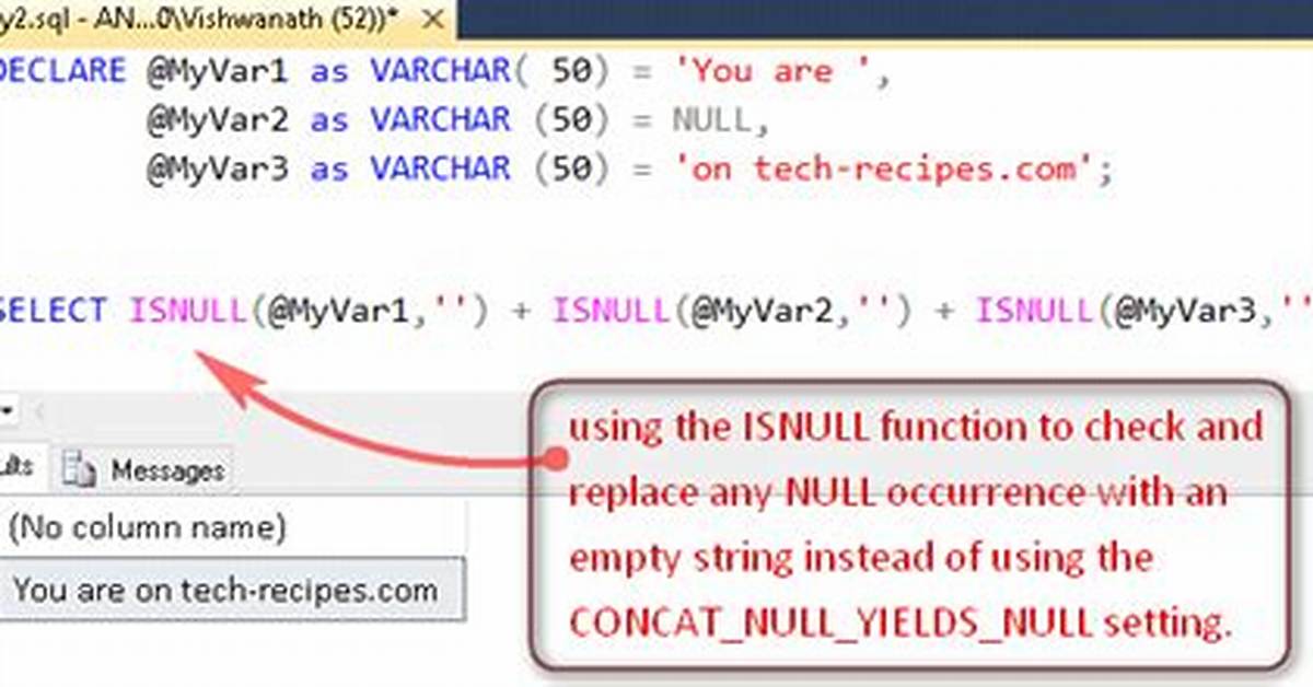 Isnull Sql Server