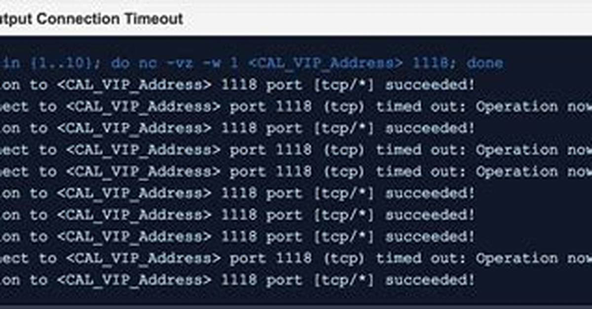 Issue with Netcat Timeout