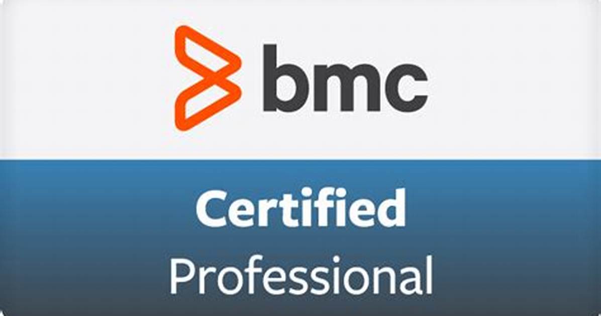 It Certifications - Bmc Software