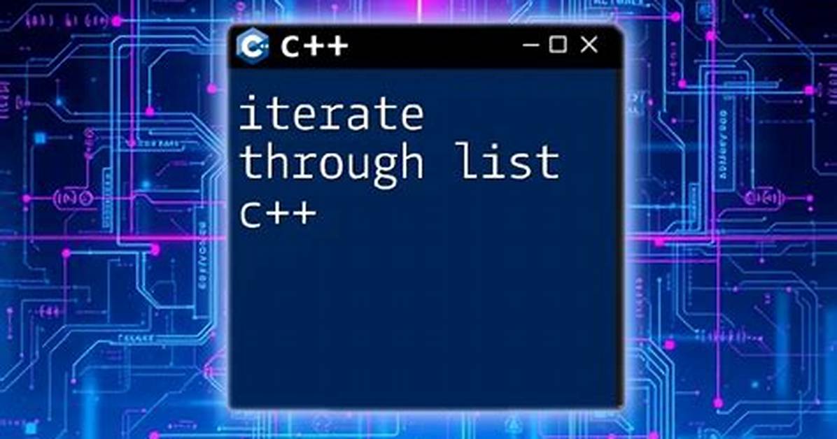 Iterate Through a C Array