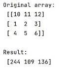 Iterating over Numpy Matrix Rows to Apply a Function Each?