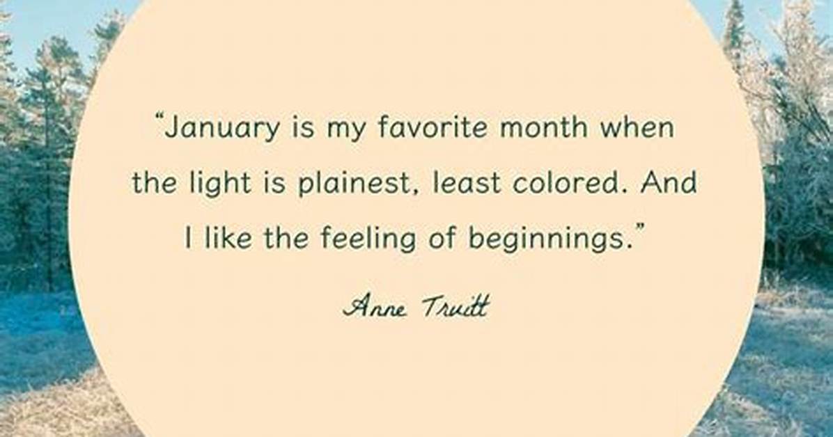 January Quotes