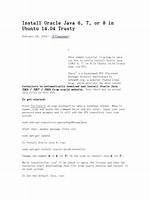 Java 7 Installation in Ubuntu 14.04