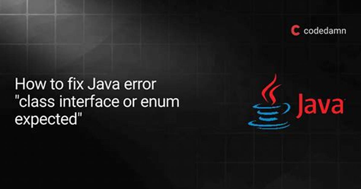 Java Code Is Showing Error. ( ';', Expected) [Closed]