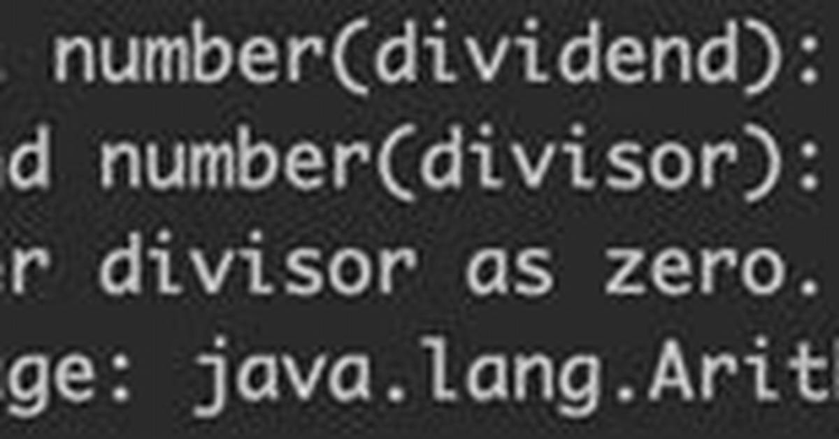 Java Division by Zero Doesn't Throw an Arithmeticexception - Why?