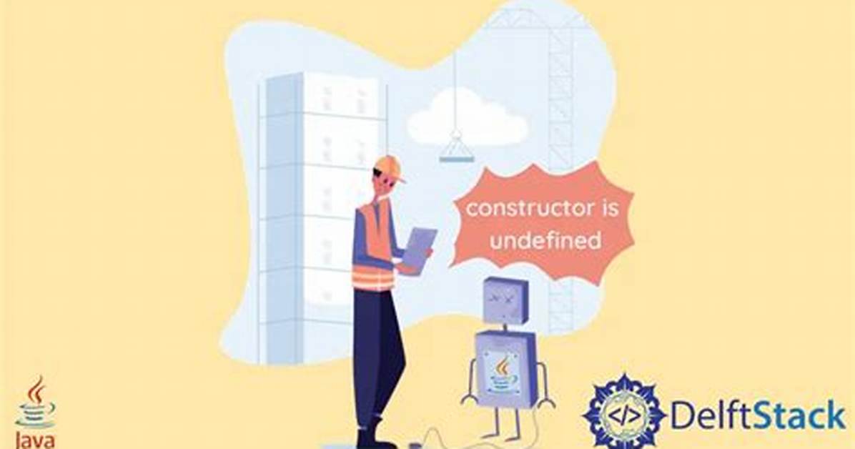 Java Error: the Constructor Is Undefined