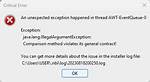 Java Exception in Thread "Awt-Eventqueue-0" Java. Lang. Nullpointerexception [Duplicate]